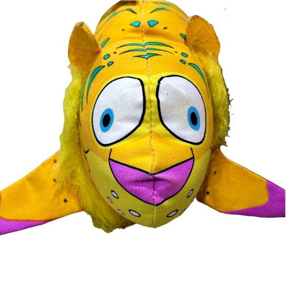 Lot of 3 Plush Dog Toys Bark Turkey Zippy Paws Cupcake PetMate Fish All Squeak - Picture 3 of 11